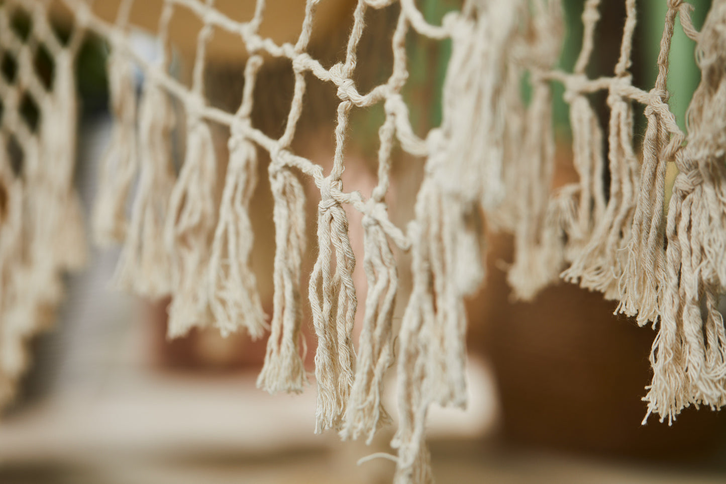 Brazilian woven cotton hammock (single)